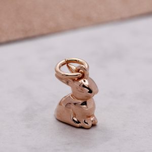 Bunny Rabbit Silver Charm