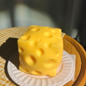 Cheese Squishy Fidget Toy
