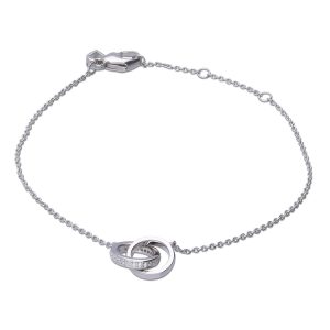 Diamonfire Interlinking Rings Bracelet