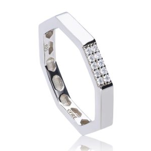 Diamonfire Octagonal Ring