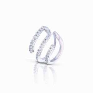 Diamonfire Pave Set Ear Cuff