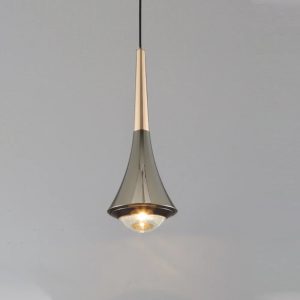 Dropping Pendant Light LED Integrated Adjustable Height Warm Light