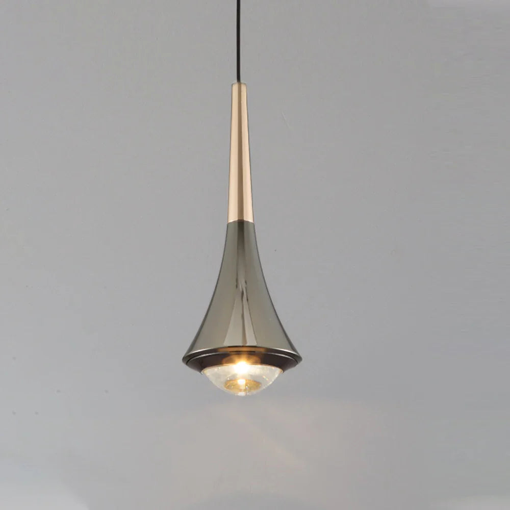 Dropping Pendant Light LED Integrated Adjustable Height Warm Light