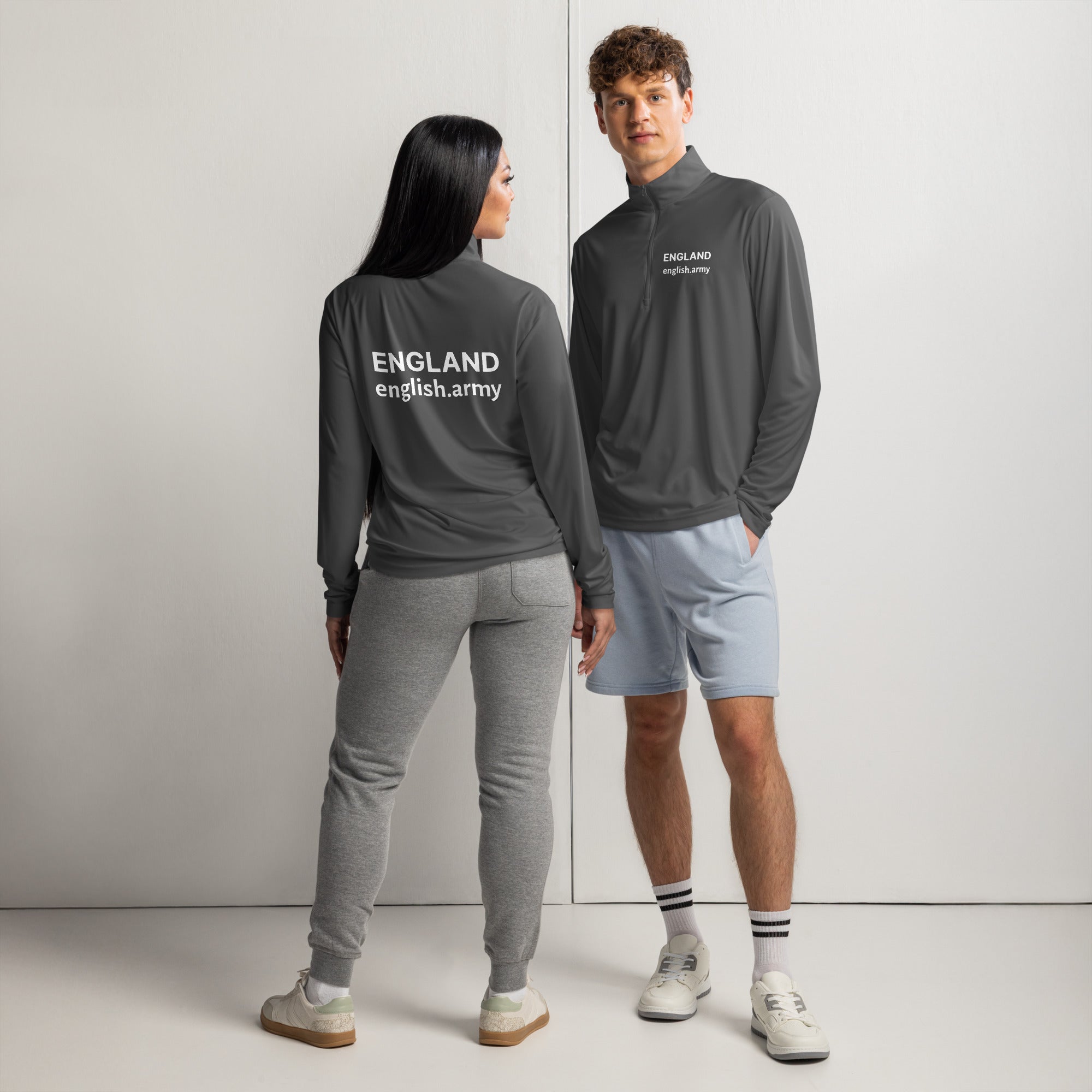 ENGLAND - Lightweight Quarter-zip Pullover