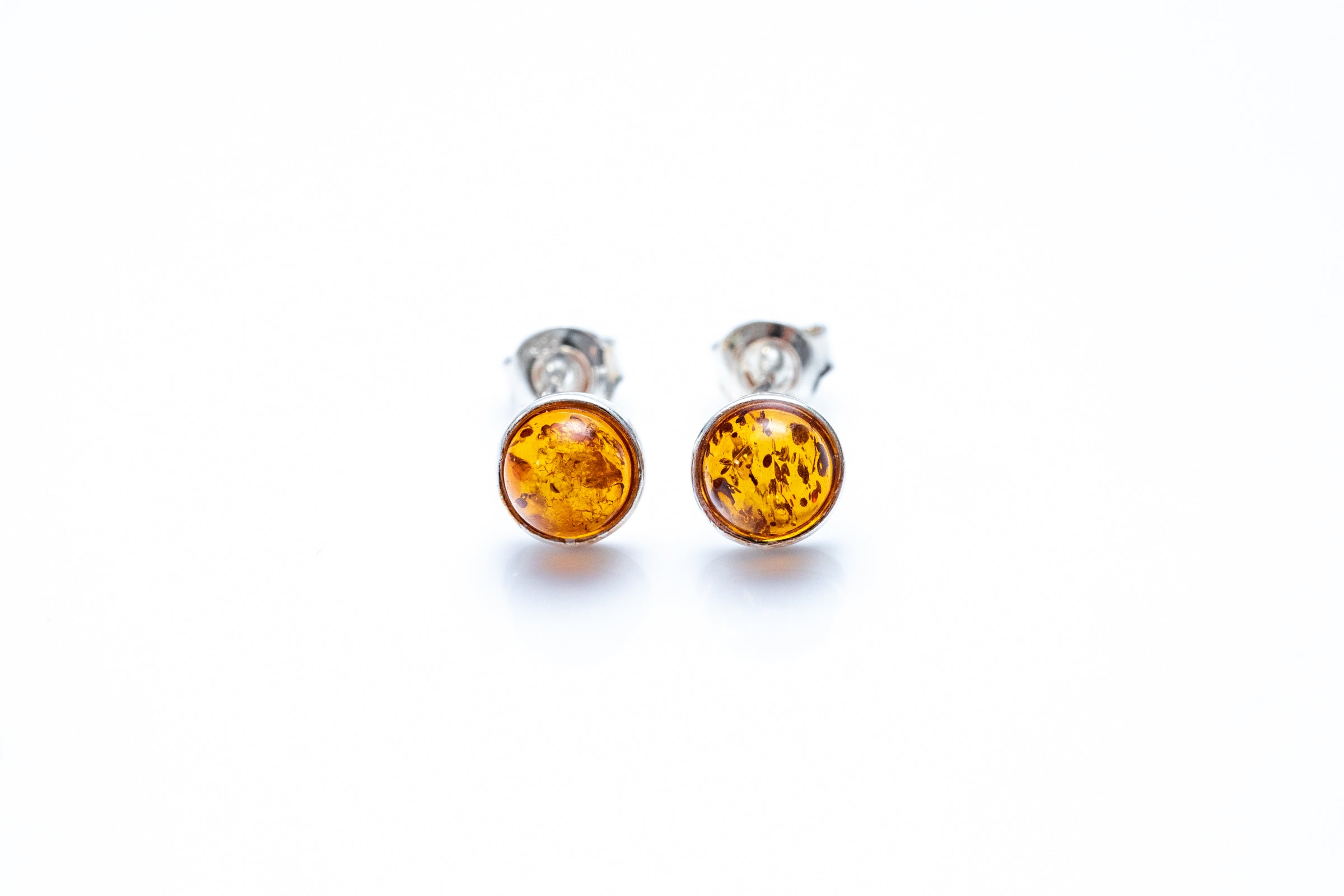 ESSENTIALS Mini Amber Stud Earrings