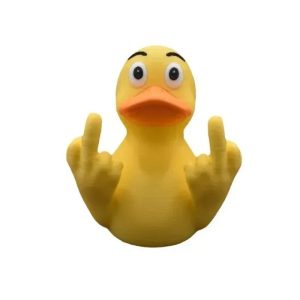 Funny Middle Finger Duck Statue