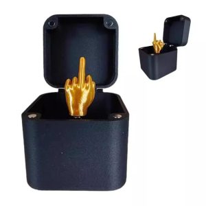 Funny Middle Finger Surprise Gift Box Decor