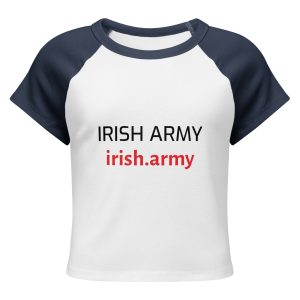 Irish Army - Women's Micro Rib Raglan Baby Tee