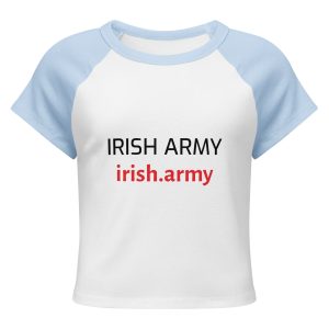 Irish Army - Women's Micro Rib Raglan Baby Tee