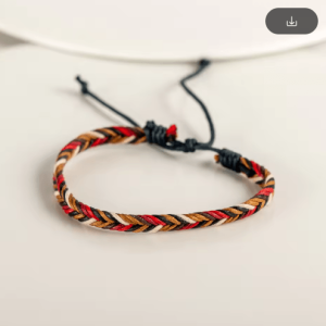 KY301 Handmade Adjustable Macrame Rope Bracelet