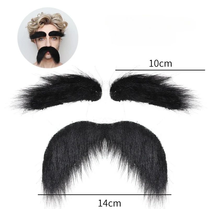 Self Adhesive Fake Mustache Beard Set