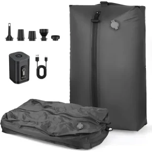 Vacuum Compression Bag with Air Pump Portable Travel Storage Organizer