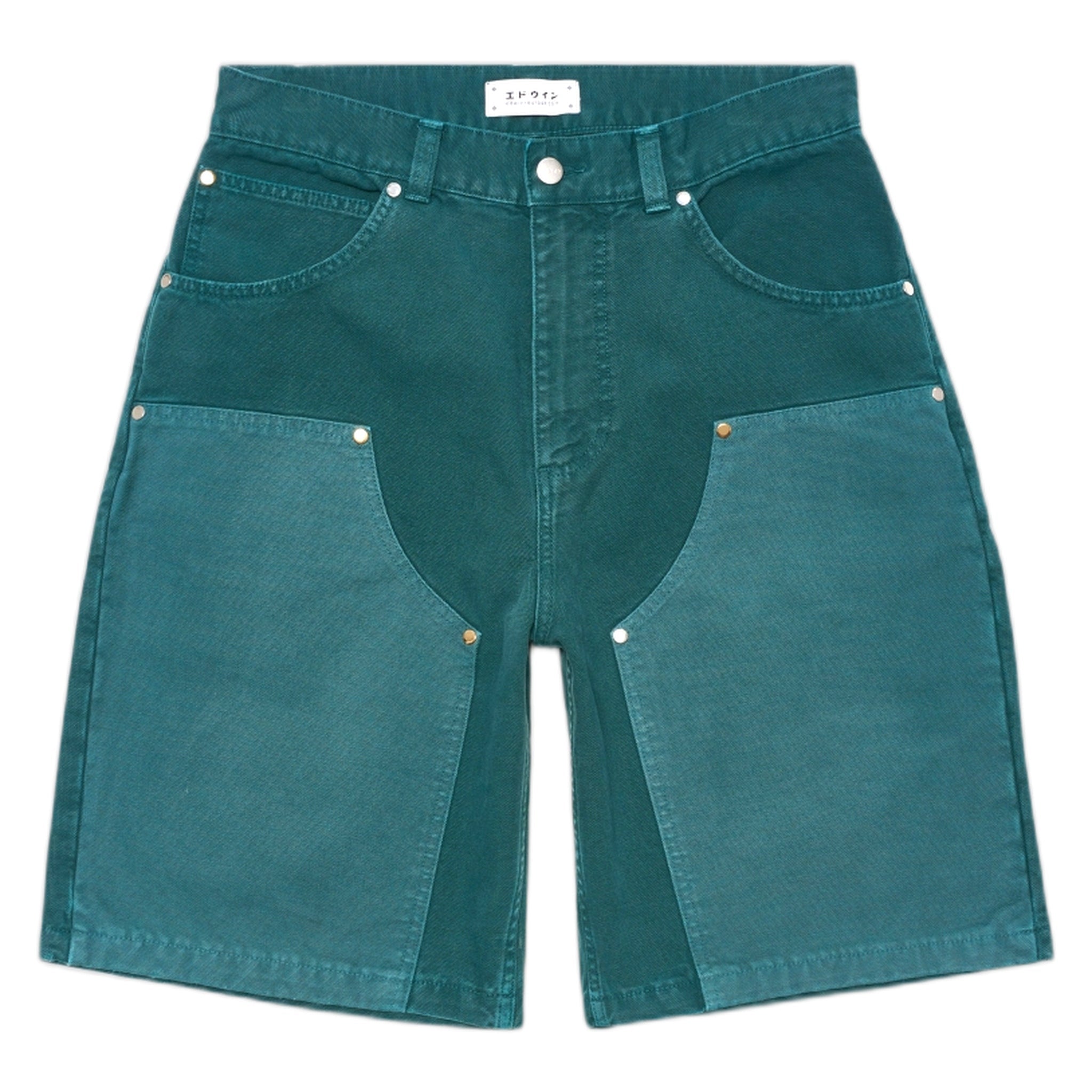 bermuda Edwin double knee worker short - Mediterranean