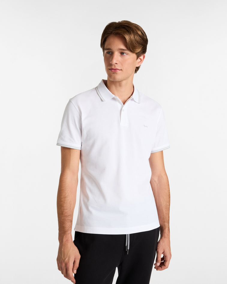 polo essentials cotton man white