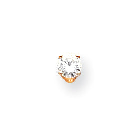 14k Single Stud Diamond Earring