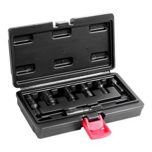 7 Piece Thread Chaser Set Metric Thread Restorer Tool Kit with Storage Case