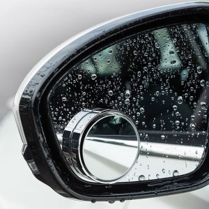 Adjustable Round Frame Blind Spot Mirror Wide Angle Car Auxiliary Rearview Mirror for Safer Reverse Driving
