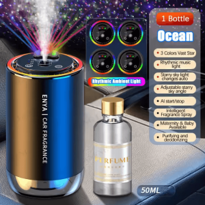 AuraDrive USB Rechargeable Essential Oil Car Diffuser