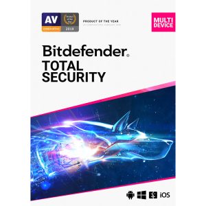 BitDefender Total Security Key (Digital Download): 1 Year 1 Device (GLOBAL)