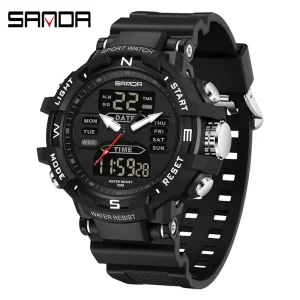 Fashionable Waterproof Digital Watch Multifunctional LED Electronic Wristwatch