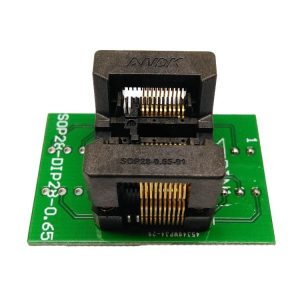 IC Test Socket 0.65mm Gold-Plated Programming Adapter