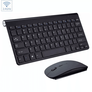 Mini Wireless Keyboard and Mouse Set, Waterproof for Mac, Apple & PC
