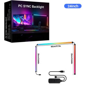 Monitor Backlight LED Strip Lights, PC Sync Atmosphere Music Screen Decor