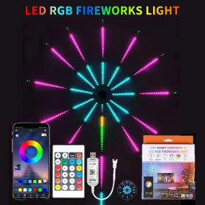 RGBIC Firework LED Strip Lights with Bluetooth App Control