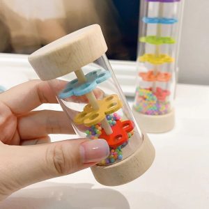 RainSound Sensory Baby Rattle - Calming Musical Toy for Early Learning & Development