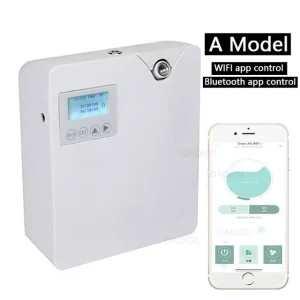 Smart Aromatherapy Diffuser with Bluetooth & WiFi -Waterless Essential Oil Diffuser for Home