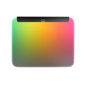 Smart RGB Mouse Pad with LED Ambient Backlight Color Sync Design