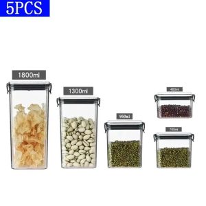 Stackable Airtight Food Storage Container Set