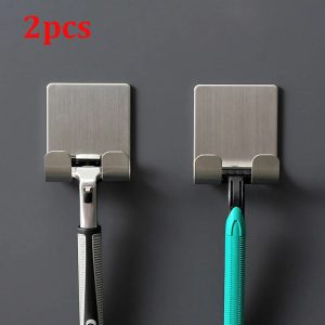Stainless Steel Razor Holder for Men Premium Shaving Stand Organizer Rack