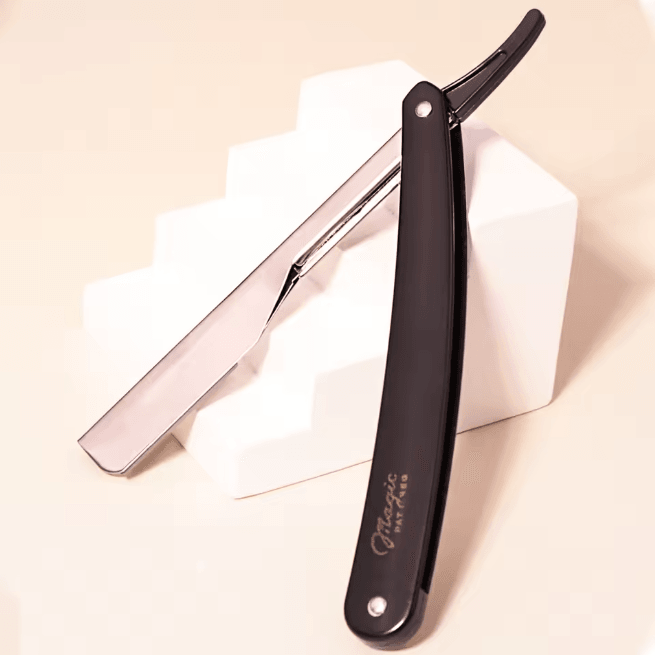 Straight Edge Folding Shaver for Men