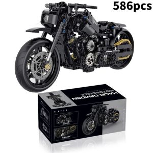 Technical Racing Motorcycle Building Blocks Set