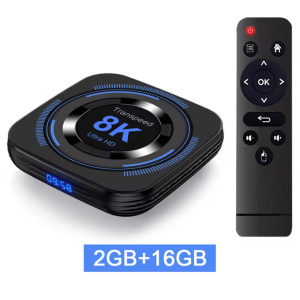 Transpeed Android TV Box with 8K Support and Dual WiFi Streaming