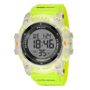Waterproof Digital Sports Watch for Men with LED Display Stopwatch Alarm