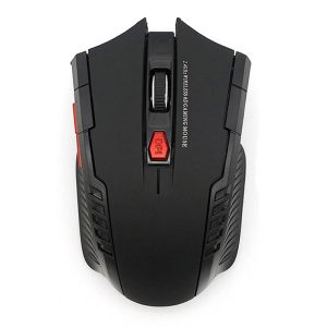 Wireless Optical Mouse, Gaming Mouse, 6 Buttons, Computer Accessories with USB Receiver
