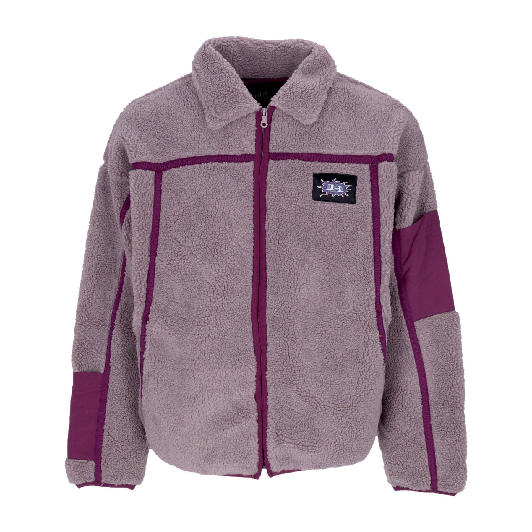 Bear Man Livingston Sherpa Jacket Dust Purple