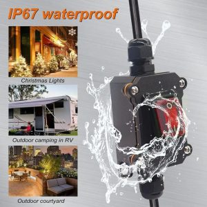 IP67 Waterproof Inline Rocker Power Switch